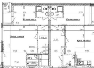 Продам 4-ком. квартиру, 119.3 м2, Новосибирск, Заельцовский район, улица Дуси Ковальчук, 242