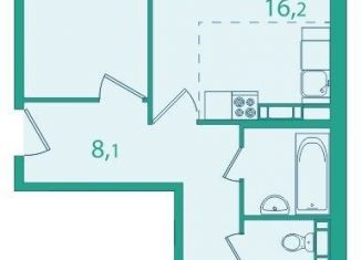 3-комнатная квартира на продажу, 55.8 м2, Томская область, улица Королёва, 16А