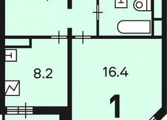 Продается 1-комнатная квартира, 36 м2, Москва, Профсоюзная улица, 98к6, метро Беляево