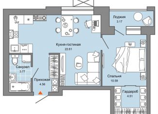 Продаю 2-ком. квартиру, 48 м2, Киров, Ленинский район, улица 4-й Пятилетки, 82