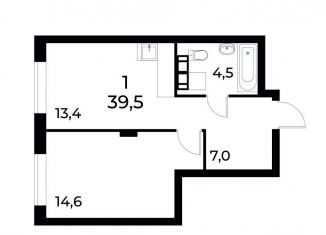 Продается 1-ком. квартира, 38.8 м2, Нижегородская область, улица Коперника