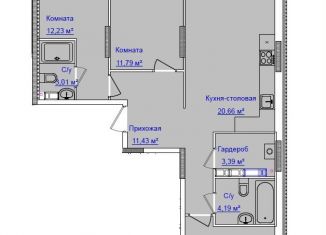 Продается 3-ком. квартира, 83.1 м2, Ульяновская область