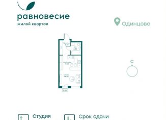 Продается квартира студия, 28 м2, село Перхушково