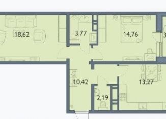 Продается 2-комнатная квартира, 64.6 м2, Брянск, проспект Станке Димитрова, 67к7