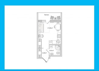 Продаю квартиру студию, 28.6 м2, поселок Бугры, ЖК Новые Горизонты