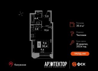 Продажа 1-ком. квартиры, 30.4 м2, Москва, метро Калужская, улица Академика Волгина, 2с3