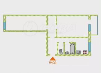 Продается 2-ком. квартира, 40 м2, Тюмень, улица Ветеранов Труда, 5
