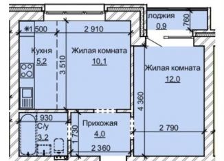 Продам 2-комнатную квартиру, 35.4 м2, Барнаул