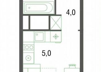 Продажа квартиры студии, 21 м2, Котельники