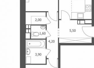 Продажа 2-комнатной квартиры, 58.4 м2, Ярославль, Большая Октябрьская улица, 85