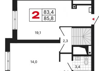 Продаю 1-комнатную квартиру, 44.6 м2, Екатеринбург, Ленинский район, улица Шаумяна, 11