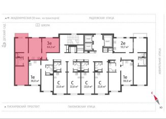 Продам однокомнатную квартиру, 34.2 м2, посёлок Шушары