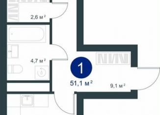 Продается двухкомнатная квартира, 59.9 м2, Воронеж