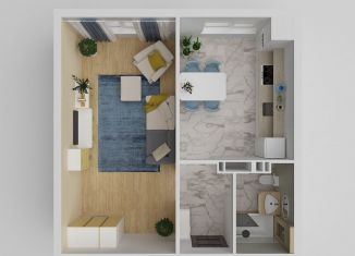 1-комнатная квартира на продажу, 36.6 м2, Крым, улица Абдуллы Лятиф-заде