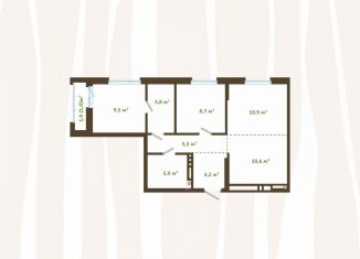 Продажа 3-комнатной квартиры, 60 м2, Новокузнецк, улица Зорге, 17