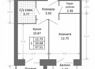 Продаю однокомнатную квартиру, 37.5 м2, Ярославль, Хуторская улица, 12