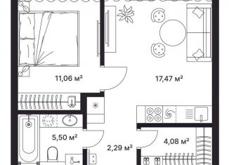 Продаю 1-комнатную квартиру, 40.1 м2, Киржач, улица Свердлова, 10А