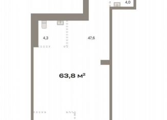 Помещение свободного назначения на продажу, 63.8 м2, Москва, жилой комплекс Квартал Герцена, к1, район Бирюлёво Восточное