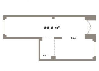 Продам помещение свободного назначения, 66.6 м2, деревня Сапроново, Калиновая улица, 3