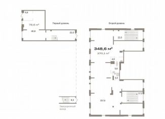 Продам помещение свободного назначения, 348.6 м2, Москва, жилой комплекс Квартал Герцена, к2, район Бирюлёво Восточное
