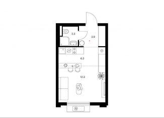 Продажа квартиры студии, 24.8 м2, Котельники, жилой комплекс Белая Дача Парк, к16.2