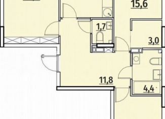 Продажа 3-ком. квартиры, 89.1 м2, Чебоксары, улица Энергетиков, 15