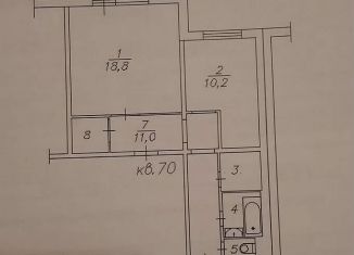 Продажа 2-ком. квартиры, 58 м2, Красноярский край, улица Батурина, 5Д