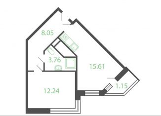 1-ком. квартира на продажу, 41.9 м2, Котельники, микрорайон Новые Котельники, 10