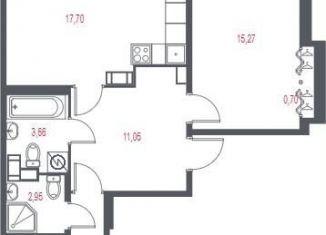Продажа 2-ком. квартиры, 63.2 м2, Пушкин