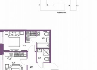 Продам 3-ком. квартиру, 59.7 м2, Тюмень