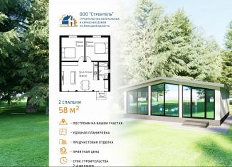 Продаю дом, 58 м2, Липецк, площадь Ленина-Соборная