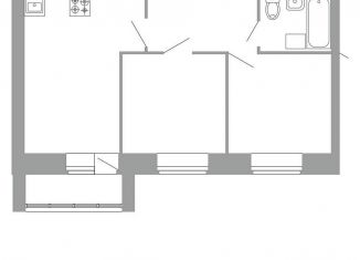 Продается трехкомнатная квартира, 45 м2, Кукмор, улица Степана Разина, 38Б
