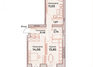 Продается 2-комнатная квартира, 56.5 м2, Ярославль, улица Гончарова, 32