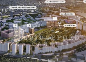 Продам помещение свободного назначения, 87 м2, Москва, Ходынский бульвар, 20А/2, метро Полежаевская