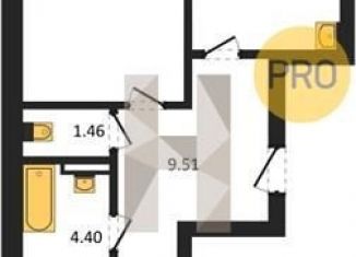 Двухкомнатная квартира на продажу, 66.8 м2, Воронеж, улица Славы, 7