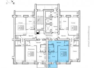Продается 1-ком. квартира, 49.9 м2, Воронеж, переулок Здоровья, 90Г/1к1