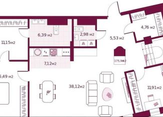 Продаю 2-комнатную квартиру, 175.9 м2, Тюмень, улица Герцена, 33