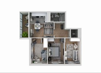 Продам трехкомнатную квартиру, 66.4 м2, Миасс