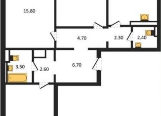 3-ком. квартира на продажу, 86.5 м2, Воронеж, улица Загоровского, 5/2