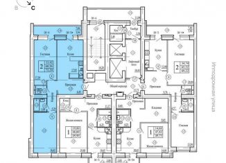 Продается двухкомнатная квартира, 72.2 м2, Воронеж, переулок Здоровья, 90Г/1к1
