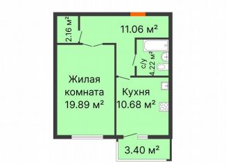 Продам 2-ком. квартиру, 70.1 м2, Воронеж, переулок Здоровья, 90Г/1к1