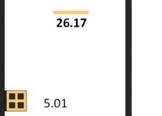 Квартира на продажу студия, 26 м2, Сертолово, Тихвинская улица, 10к3, ЖК Новое Сертолово
