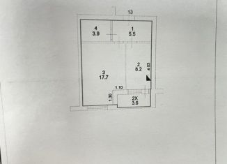 Продаю 1-ком. квартиру, 41 м2, Ростовская область, улица Победы, 108