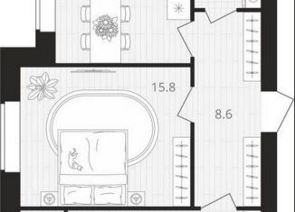 2-ком. квартира на продажу, 60.1 м2, посёлок Мичуринский, Выставочная улица