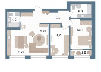 Продаю 3-ком. квартиру, 76.7 м2, Республика Башкортостан, улица Пархоменко, 156Ж