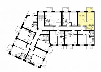 Продам 1-ком. квартиру, 40.7 м2, Ленинградская область, Вересковая улица, 6