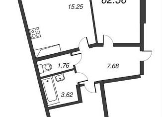 Продаю 2-ком. квартиру, 64.8 м2, Ленинградская область