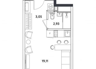 Продажа 1-ком. квартиры, 25.6 м2, Москва, Окружной проезд, 10Б, ЖК Измайловский Парк