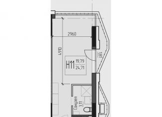 Продам 1-ком. квартиру, 25 м2, Московская область, улица Чистяковой, 8с2