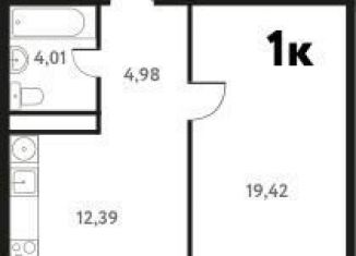 Продаю 1-комнатную квартиру, 42.3 м2, Пушкино, Школьная улица, 28к2